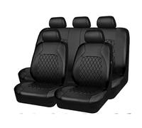 ENDYAK Fundas Asientos Coche Cuero para Seat Arona KJ 2018 2019 2020 2021 2022 2023 2024, Impermeables Juegos de Cubreasientos Interior Accesorios,Black