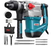 ENEACRO SDS-Plus Martillo Perforador de Alta Potencia, 1500W y 7J, con Embrague de Seguridad y Control de Vibración, 4 Funciones, Incluye Grasa, Cinceles, Brocas y Bolsa de Herramientas