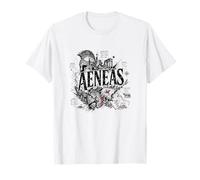 Eneas Trojan Hero Journey Roma Virgilio Eneida Camiseta