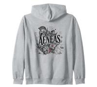 Eneas Trojan Hero Journey Roma Virgilio Eneida Sudadera con Capucha