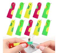 Enebradores de Agujas de Coser, Enhebradores de Agujas de Plástico, Costura Accesorios Profesional, Enhebrador Enhebrador de Máquina de Coser, Enhebrador de Agujas para Coser y Manualidades (10PCS)