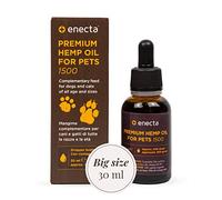 Enecta Premium Hemp Oil FOR Pets - Suplemento de Aceite de Cáñamo Rico en Omega 3-6 para Perros y Gatos de Todas Las Razas y Edades (30 ml)
