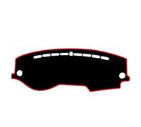 ENEFCKCHRL Alfombrilla Salpicadero para Kia para Rio 4 K2 2017-2020 LHD, Almohadilla La Cubierta del Tablero Parasol Alfombra para Tablero Accesorios para Coche(Red Side LHD)