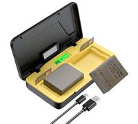 ENEGON Batería NP-W126S/W126(1680mAh) Cargador Rápido 20W LCD para Fujifilm X100VI, X100V, X100F, X-T1, X-T3, X-T30, X-T100, X-A1, X-E1, X-E2, X-M1, X-Pro1, HS30EXR, HS50EXR