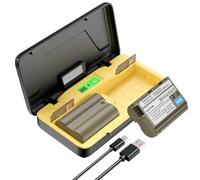 ENEGON EN-EL15/EL15C Cargador Rápido 20W Doble Batería con Almacenamiento, Compatible con Nikon Z5, Z6, Z7, D7100, D750, D7000, D7200, D610, D880, D810, D800, D600, D800e, D810a, D880