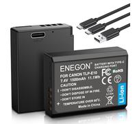 ENEGON LP-E10 USB-C Batería Repuesto Carga 1500mAh para Canon LP-E10