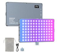 ENEGON Luz de Video LED RGB de 10000mAh - 276 Lentes LED con Pantalla OLED, 18.5W Máx, CCT 2500-9900K, CRI 96+, 21 Modos de Escena - para fotografía, Youtube, TikTok y videoconferencias
