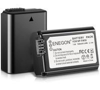 ENEGON NP-FW50 Recargable Li-Ion Batería 2x1300mAh para Sony ZV-E10,NEX 3/5/7Series,SLT-A Series, Alpha a3000,a55, a5000, a5100, a6000,a6100,a6300,a6400,a6500, a7/a7II/a7s/ a7sII/a7r/a7rII, rx10