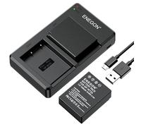 ENEGON NP-W126S / W126 Batería de Repuesto (Paquete de 2) y Cargador Dual USB para Fujifilm X100VI X100V X100F X-T1 X-T3 X-A1 X-E1 X-E2 X-E3 X-M1 X-Pro1 HS30EXR HS35EXR HS50EXR y más