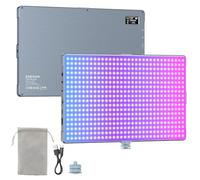 ENEGON Proiezione LED RGB 23000 mAh con Schermo OLED - 396 LED, 24 W, Temperatura di Colore 2500-9900 K, Indice CRI 96+, 21 Modalità Scena per Fotografia Prodotti/Ritratti e Youtube