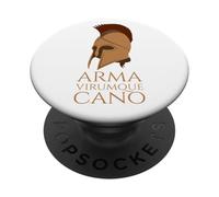 Eneida - Mitología Romana - Arma Virumque - Latín Clásico PopSockets PopGrip Adhesivo