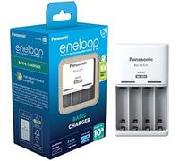 Eneloop basic cargador, para 2 o 4 pilas recargables aa/aaa, 10h de ti