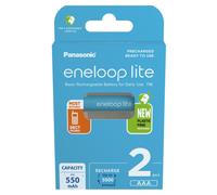 eneloop eneloop lite HR03 Pilas recargables LR3 (AAA) NiMH 550 mAh 1.2 V 2 ud(s)