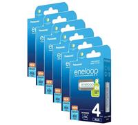 Eneloop - Lote de 6 pilas recargables (Ni-MH Micro AAA (800 mAh)