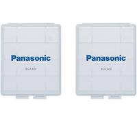 Eneloop Panasonic BQ-CASE2SA - Cajas de Almacenamiento de batería con Capacidad de batería 4AA o 5AAA, Paquete de 2