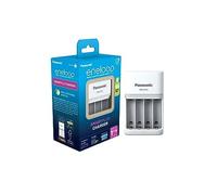 ENELOOP BQ-CC55C - Cargador enchufable controlado por el procesador, NiMH, blanco