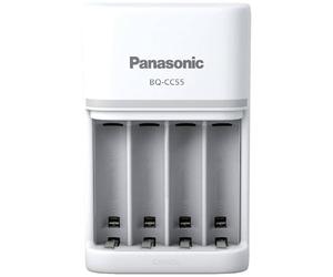 eneloop SmartPlus Cargador, para 1-4 Pilas Recargables AA/AAA, 1.5h de Tiempo de Carga, 10 Funciones de Seguridad