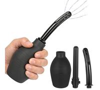 Enema Bulb, Pera Lavado, Ducha Anal, Limpieza Anal, Duchas anales para mujeres y hombres, kit de enemas de silicona, kit de limpieza cómodo