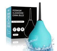 Enema Bulbo de 224ml,Enema para limpieza, Limpiador para Anal y Vaginal, Ducha Vaginal de Silicona, Forma rápida de aliviar el estreñimiento para Limpieza de Colon en Hombres y Mujeres (Verde)