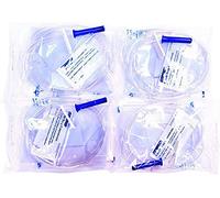 Enema Kit de bolsas de limpieza (paquete de 4 kits) desechables con ganchos para colgar fácilmente