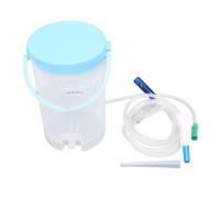 Enema-kit de enema portátil de 1200ml para el hogar, kit de limpieza intestinal para alivio del estreñimiento