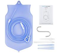 Enemas Anales, HailiCare 2L Silicón Ename Bolsa Reutilizable con 4 Consejos de Boquillas No Tóxico sin Ftalatos y BPA para Irrigador de Colon de Café Detox