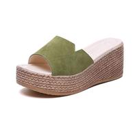 ENEN 2024 Sandalias Cuña Mujer Verano, Sandalias de Verano Mujer Comodas y Elegantes Sandalias de Cuña con Punta Abierta Zapatos Cuña de Plataforma para Playa y Piscina