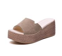 ENEN 2024 Sandalias Cuña Mujer Verano, Sandalias de Verano Mujer Comodas y Elegantes Sandalias de Cuña con Punta Abierta Zapatos Cuña de Plataforma para Playa y Piscina