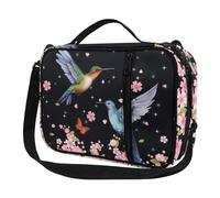 ENEN Bolsa para Biblia, Patrón Colibrí Funda de Biblia con Cremallera, Asa y Bandolera Desmontable - Bolso Biblia Cubierta de Biblia Estuche Protector para Biblia Multifuncional (Mariposa)