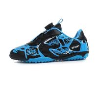 ENEN Botas de Futbol, Zapatillas Niño/Niñas Exterior,Zapatillas Futbol Niño Antideslizante Transpirable, Botas Fútbol Absorción de Impactos, Profesionales Entrenamiento