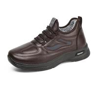 ENEN Botas de Nieve para Mujer Hombre Talla 39-45, Botas Invierno Mujer Impermeable Frio Antideslizante Calientes Ultraligero para Invierno Outdoor Trekking (DF01 Marrón,40)