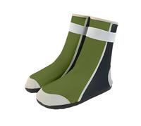 ENEN Escarpines Niño Niña Zapatillas de Agua Bebé Zapatos de Playa Antideslizante Secado Rápido Cangrejeras para Piscine Río Mar Vacaciones (Verde Negro,25)
