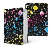 ENEN Funda para 7"/6.8" Kindle Paperwhite (12th/11th Generation), Estuche con Correa de Mano y Carcasa Soporte, Funda para eReaders de 6.8 y 7 Pulgadas (Planeta Pintado,18.6x13.5x1.7cm)