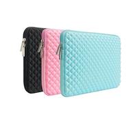 ENEN Funda Portatil 15,6 Pulgadas, Funda Portatil 13 Pulgadas Impermeable, Diamante Funda Protectora Maletin Portatil, Ldeal para La Escuela, La Oficina o para Llevar (15,6 Pulgadas,Rosa)