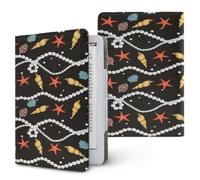ENEN Funda Universal para 7"/6.8" de Cuero PU (Perla,18.6x13.5x1.7cm) | Estuche con Correa de Mano y Carcasa Soporte, Funda para eReaders Kindle Paperwhite 12th/11th Generation de 6.8 y 7 Pulgadas