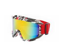 ENEN Gafas de Esqui para Hombre Mujer, 100% Protección UV Snowboard Nieve Espejo OTG Viento Antivaho Gafas Esqui para Esquiar Snowboard Deportes de Invierno (B)