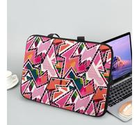 ENEN Impresión de Geometría Funda Portatil 10-17 Pulgadas, Funda Portatil Impermeable, Funda Protectora Maletin Portatil (Iluminación,10 Pulgadas)