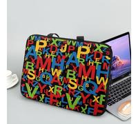 ENEN Impresión de Geometría Funda Portatil 10-17 Pulgadas, Funda Portatil Impermeable, Funda Protectora Maletin Portatil (Carta,15 Pulgadas)