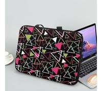 ENEN Impresión de Geometría Funda Portatil 10-17 Pulgadas, Funda Portatil Impermeable, Funda Protectora Maletin Portatil (Triángulo,10 Pulgadas)