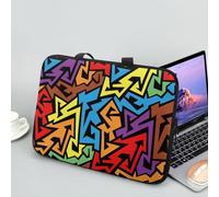ENEN Impresión de Geometría Funda Portatil 10-17 Pulgadas, Funda Portatil Impermeable, Funda Protectora Maletin Portatil (Rompecabezas,10 Pulgadas)
