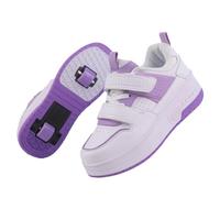 ENEN Moda Zapatos con Ruedas Zapatillas con 2 Ruedas para Niños y Niña, Exterior Zapatillas de Correr al Aire Libre de Patinaje sobre Ruedas Multifuncionales en Dos