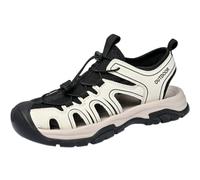 ENEN Sandalias Senderismo Hombre Punta Cerrada, Sandalias Trekking Punta Cerrada Transpirables Cómodas 38-45 EU Zapatillas de Senderismo Verano Antideslizante para Deportivas (Beige,41)