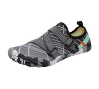 ENEN Zapatillas Barefoot Mujer Hombre 35-42, Zapatillas Minimalistas Verano Mujer Hombre Adulto Transpirable Antideslizante para Actividades al Aire Libre Nadar AcuáTicos Playa (39,1728 Negro Gris)