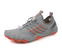 ENEN Zapatillas Barefoot Mujer Hombre 35-42, Zapatillas Minimalistas Verano Mujer Hombre Adulto Transpirable Antideslizante para Actividades al Aire Libre Nadar AcuáTicos Playa (39,1736 Gris Oscuro)