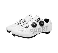 ENEN Zapatillas de Ciclismo para Hombre Mujer, Color Sólido MTB Zapatos Bicicleta de Carretera Exterior Compatibles Zapatillas de Bicicleta con Look SPD/SPD-SL Lock