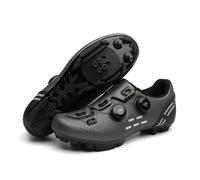 ENEN Zapatillas de Ciclismo para Hombre Mujer, MTB Zapatos Bicicleta de Montaña Compatibles con Look SPD Lock, Unisex Zapatillas de Bicicleta de Montaña