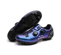 ENEN Zapatillas de Ciclismo para Hombre Mujer, MTB Zapatos Bicicleta de Montaña Compatibles con Look SPD Lock, Unisex Zapatillas de Bicicleta de Montaña