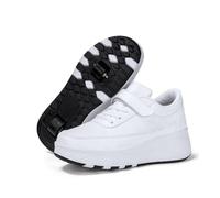 ENEN Zapatos con Ruedas Zapatillas con 2 Ruedas para niños y niña,Zapatillas de Correr al Aire Libre de Patinaje sobre Ruedas multifuncionales en Dos