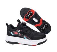 ENEN Zapatos con Ruedas Zapatillas con 4 Ruedas para Niños y Niña, Exterior Zapatillas de Correr al Aire Libre de Patinaje sobre Ruedas Multifuncionales en Dos Estilo Callejero