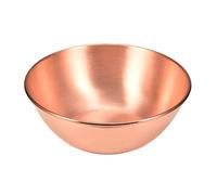 EnerCoppeX Ensaladera de cobre puro al 99%, tazón de mezcla extra grande de 7,9 pulgadas, versátil, las personas con gusto conocerán el valor de los tazones de cobre